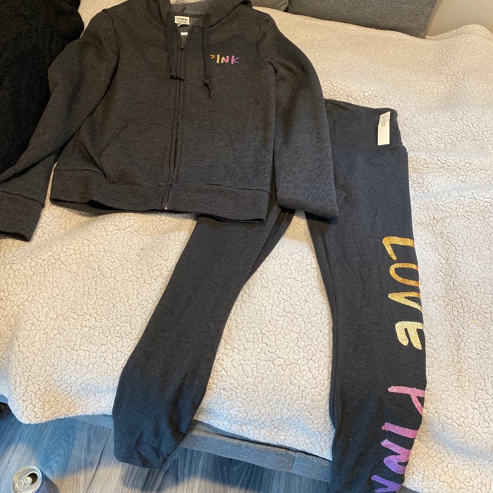 PINK VS hoodie set